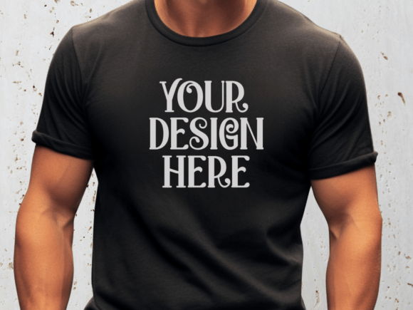Bella Canvas 3001 Heather Black Mockup: A Designer’s Essential for Realistic Product Presentation
