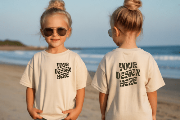 Bella Canvas 3001T Front Back Mockup: A Versatile Tool for Kids Apparel Design