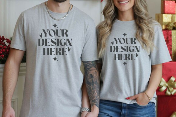 Christmas Gildan 5000 Couple Mockup: A Complete Guide for Designers and Sellers