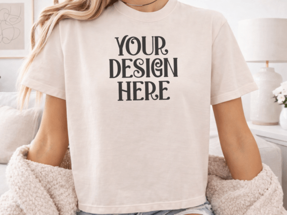 Comfort Colors 3023CL Butter Mockup