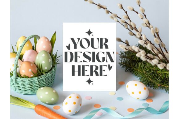 Easter Invitation Mockup: A Versatile Tool for Creative Designers