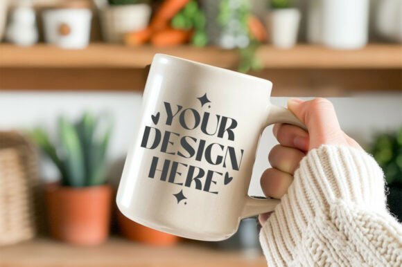 Easter Mug Mockup 15 Oz Mug for Design Presentations
