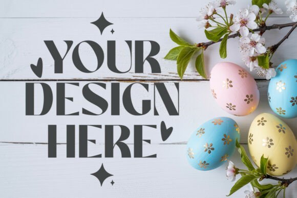 Easter Product Background Mockup 2: A Versatile Tool for Creative and Commercial Projects