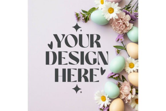 Easter Product Background Mockup: A Versatile Tool for Creative and Commercial Projects