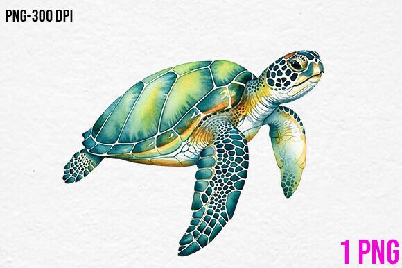 Sea Turtle Watercolor Clipart: A Versatile Asset for Modern Creatives and Entrepreneurs