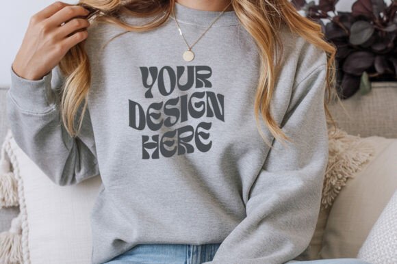 Sport Grey Gildan 18000 Sweatshirt Mock: A Versatile Tool for Designers and Entrepreneurs