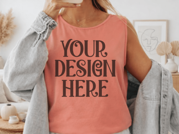 Terracotta Comfort Colors 9360 Mockup